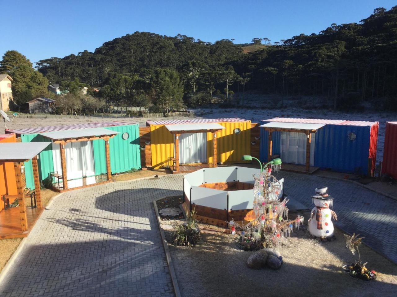 Villa Dos Ventos Hospedagem Container Bom Jardim da Serra Exterior photo